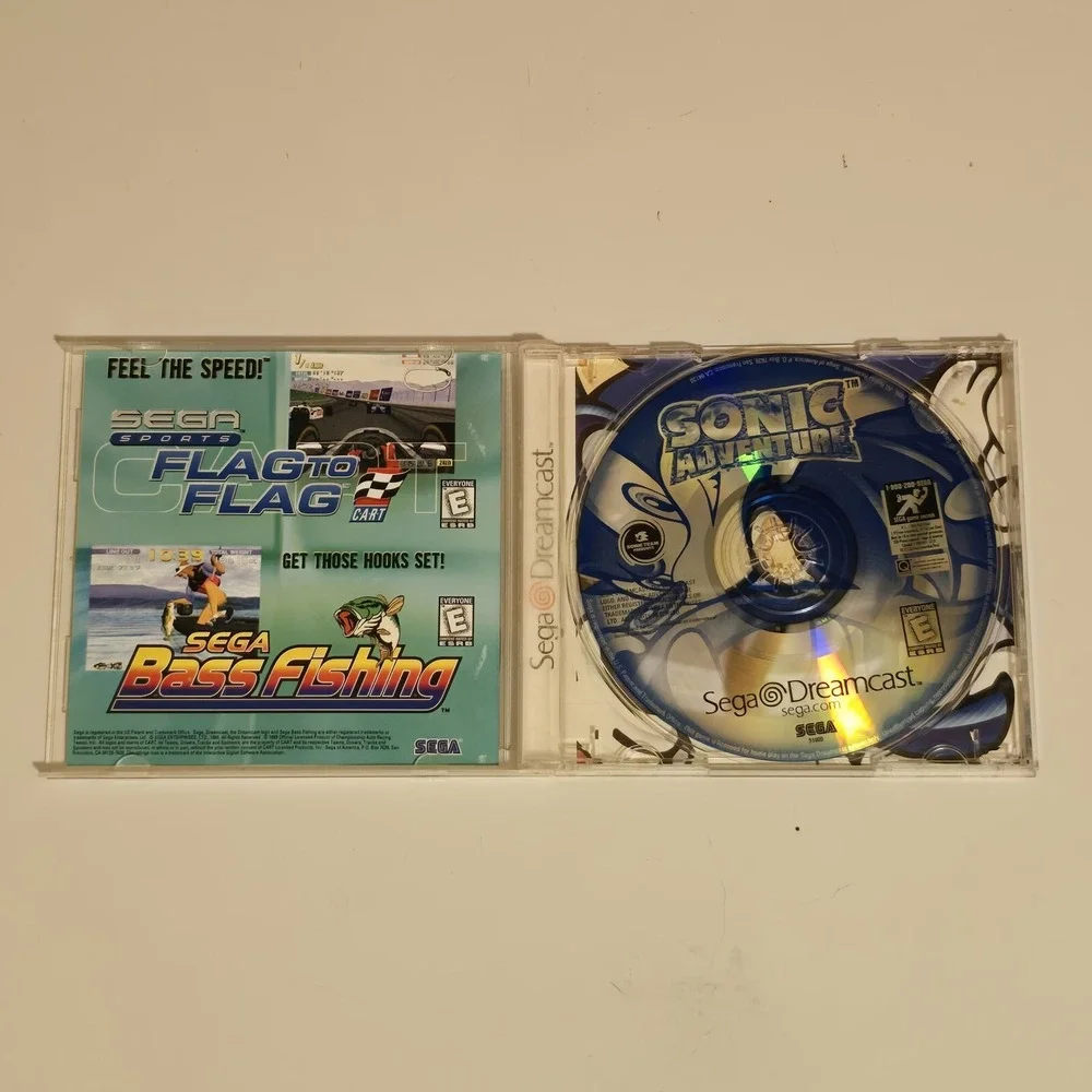 Sonic‎ Adventure 1999 Sega Dreamcast Complete Tested Working